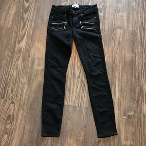 ✨Paige Edgemont Ultra Skinny Jeans - Black Shadow